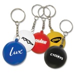 Stress Ball W/ Key Chain - 1 3/16