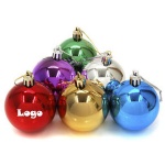 Plastic Christmas Ball Ornament