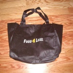 Black 80gsm Non-woven Polypropylene Shopping Tote Bag