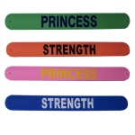 Silicone slap bracelets