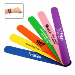 Silicone slap bracelets