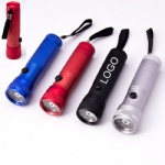 9 Led Flashlight With Laser Pointer