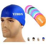 Waterproof Silicone Swimming Caps / Silicone Solid Swim Cap