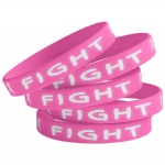 Embossed Print Color SiliconeWristband