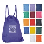 Super Saver Nylon Drawstring Backpack