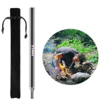 Pocket bellow, Stainless steel Collapsible Fire Blower Pipe