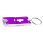 Double LED Rectangular Key-Light Keychain